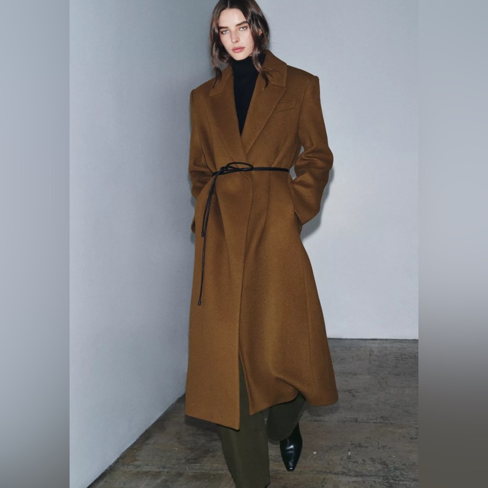 Zara Wool Blend Coat ZW Collection